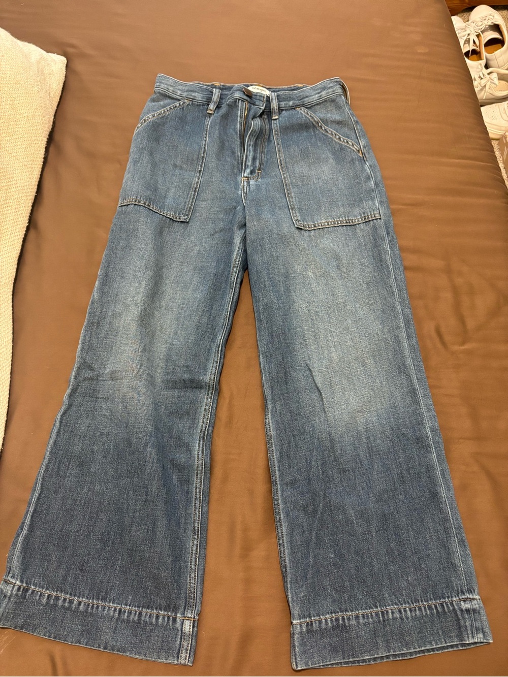 Wrangler cropped wide leg women’s jeans